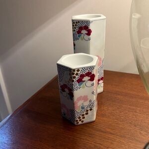 Danish Bing & Grondahl candle pillars (luxury vintage)